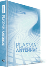 A book cover with the title of plasma antennas.