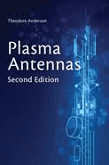 A book cover with the title of plasma antennas.